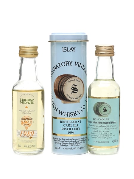 Bowmore 1989 & Caol Ila 1994 Murray McDavid & Signatory Vintage 2 x 5cl