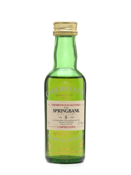 Springbank 1985 8 Year Old - Cadenhead's 5cl / 61.1%