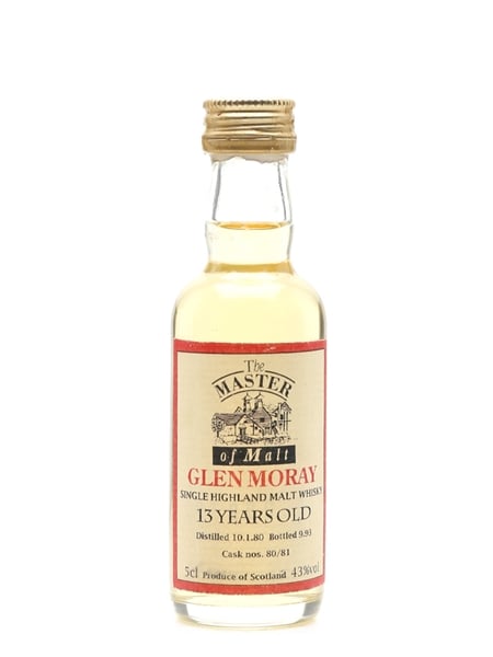 Glen Moray 1980 13 Year Old - The Master Of Malt 5cl / 43%