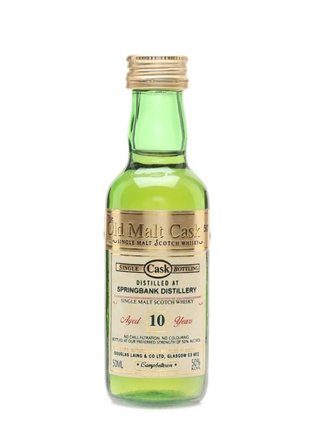 Springbank 10 Year Old Old Malt Cask - Douglas Laing 5cl / 50%