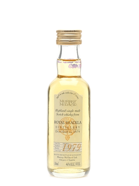 Royal Brackla 1979 17 Year Old Bottled 1996 - Murray McDavid 5cl / 46%