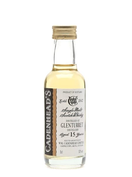 Glenturret 15 Year Old Cadenhead's 5cl / 53%