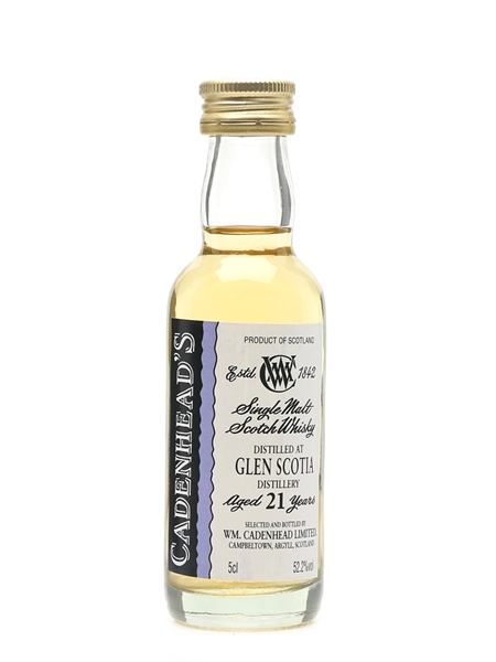 Glen Scotia 21 Year Old Cadenhead's 5cl / 52.2%