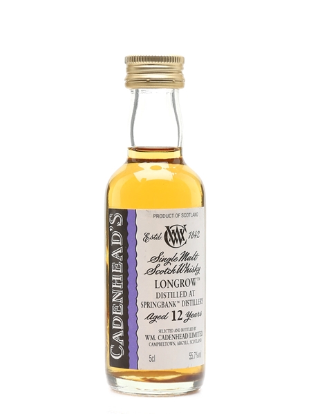 Longrow 12 Year Old Cadenhead's 5cl / 55.7%