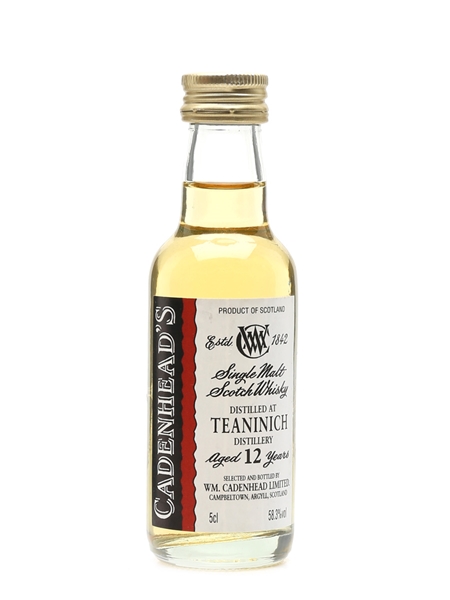 Teaninich 12 Year Old Cadenhead's 5cl / 58.3%