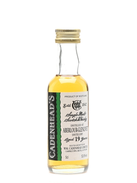 Aberlour Glenlivet 19 Year Old Cadenhead's 5cl / 52.6%