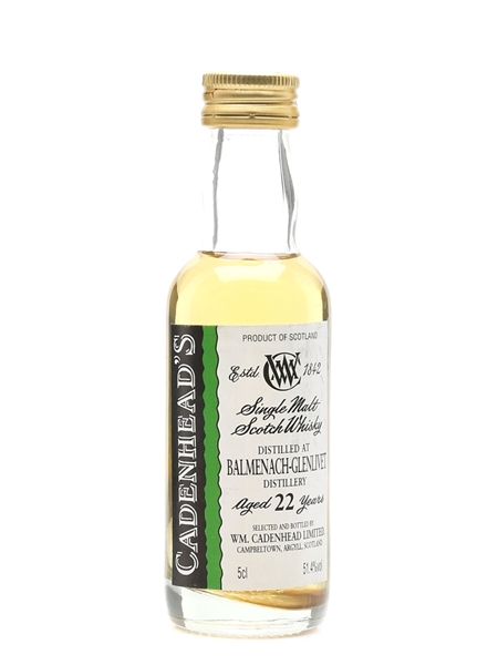 Balmenach Glenlivet 22 Year Old Cadenhead's 5cl / 51.4%