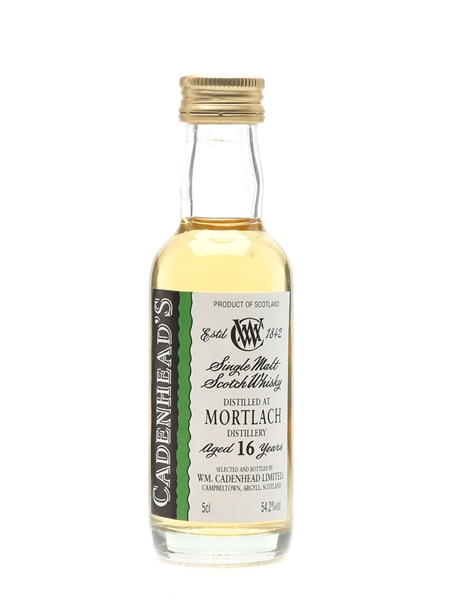 Mortlach 16 Year Old Cadenhead's 5cl / 54.2%