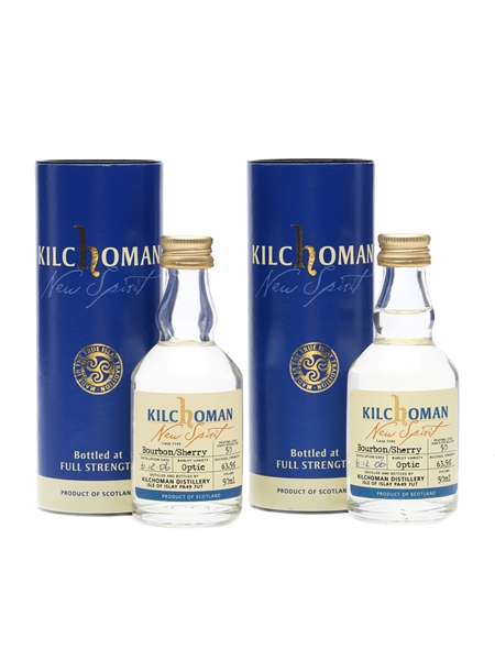 Kilchoman New Spirit 2006 2 x Miniatures 