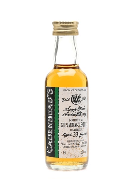 Glen Moray Glenlivet 23 Year Old Cadenhead's 5cl / 52%