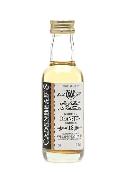 Deanston 18 Year Old Cadenhead's 5cl / 57.3%