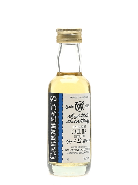 Caol Ila 22 Year Old Cadenhead's 5cl / 54.1%