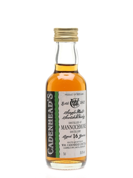 Mannochmore 16 Year Old Cadenhead's 5cl / 55.6%