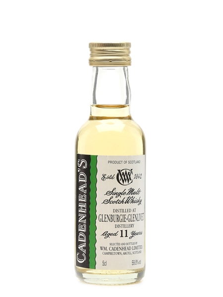 Glenburgie Glenlivet 11 Year Old Cadenhead's 5cl / 59.8%