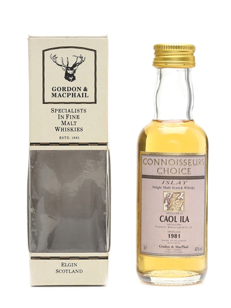 Caol Ila 1981 Bottled 1990s - Connoisseurs Choice 5cl / 40%