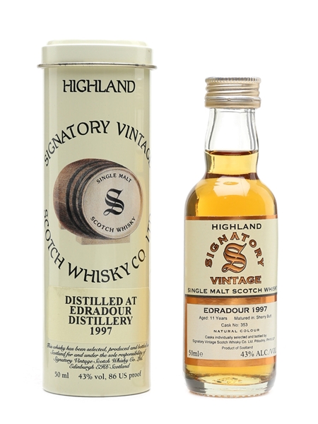 Edradour 1997 11 Year Old Signatory Vintage 5cl / 43%