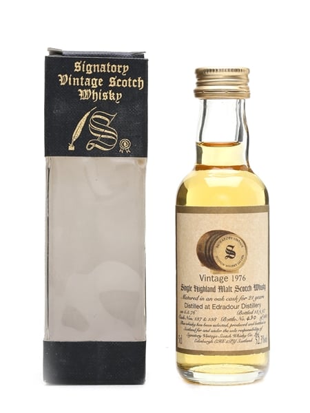 Edradour 1976 21 Year Old Bottled 1997 - Signatory Vintage 5cl / 52.3%