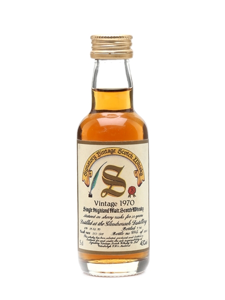 Glendronach 1970 20 Year Old Bottled 1990 - Signatory Vintage 5cl / 43%