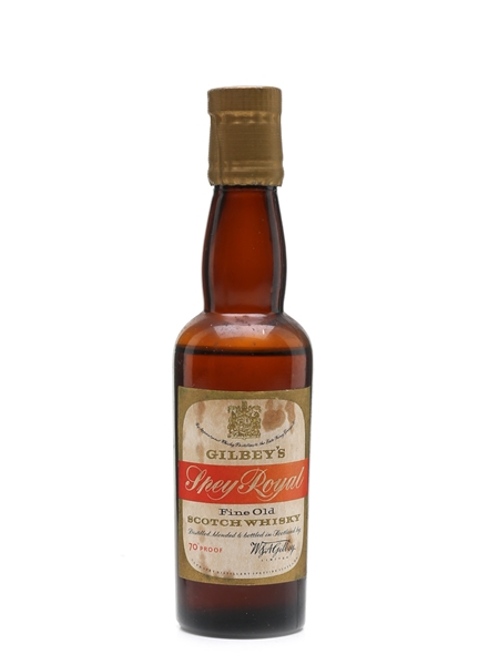 Gilbey's Spey Royal Bottled 1950s - W A Gilbey 5cl / 40%