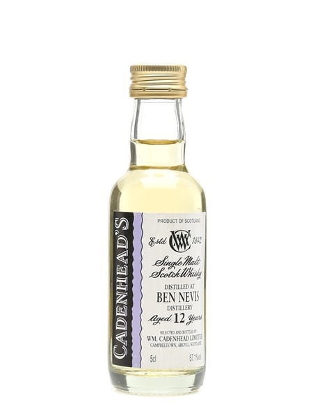 Ben Nevis 12 Year Old Cadenhead's 5cl / 57.1%