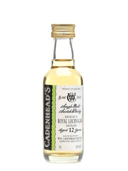 Royal Lochnagar 12 Year Old Cadenhead's 5cl / 58.5%