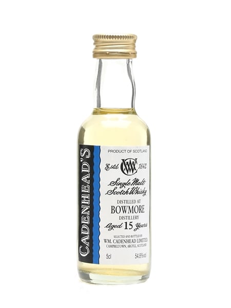 Bowmore 15 Year Old Cadenhead's 5cl / 54.8%