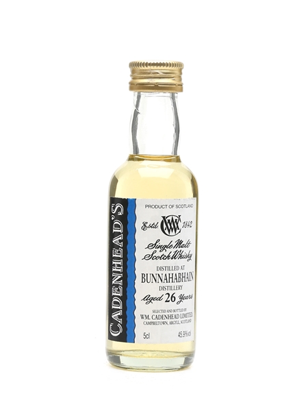 Bunnahabhain 26 Year Old Cadenhead's 5cl / 45.9%