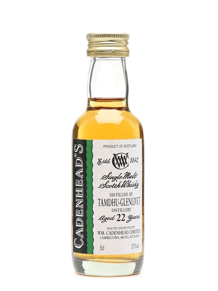 Tamdhu Glenlivet 22 Year Old Cadenhead's 5cl / 57%