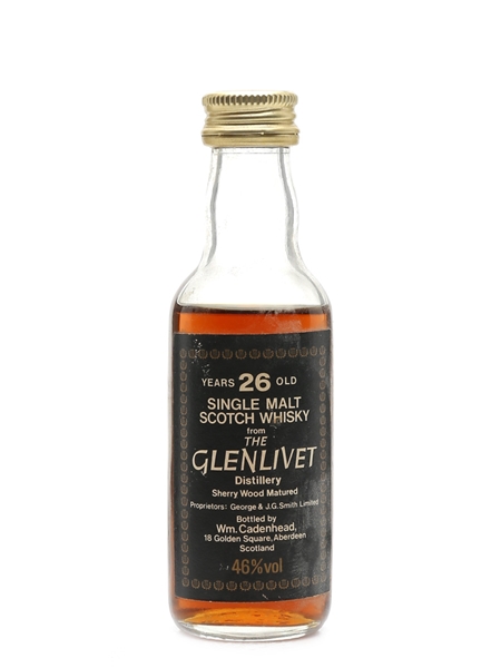 Glenlivet 26 Year Old Cadenhead's 5cl / 46%