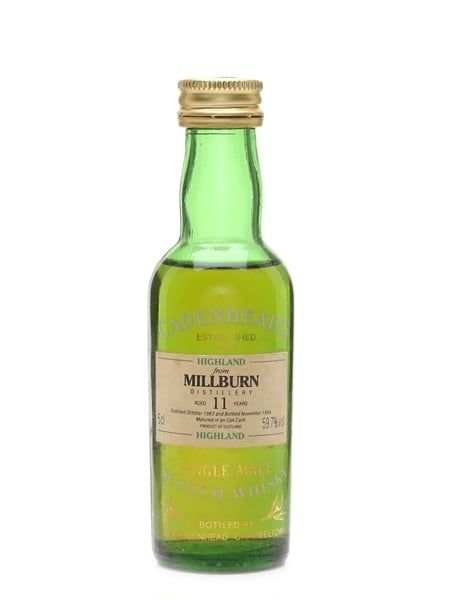 Millburn 1983 11 Year Old - Cadenhead's 5cl / 59.7%