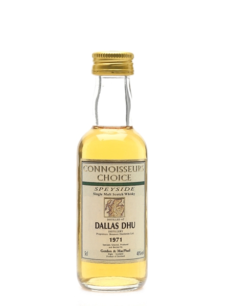 Dallas Dhu 1971 Connoisseurs Choice - Gordon & MacPhail 5cl / 40%