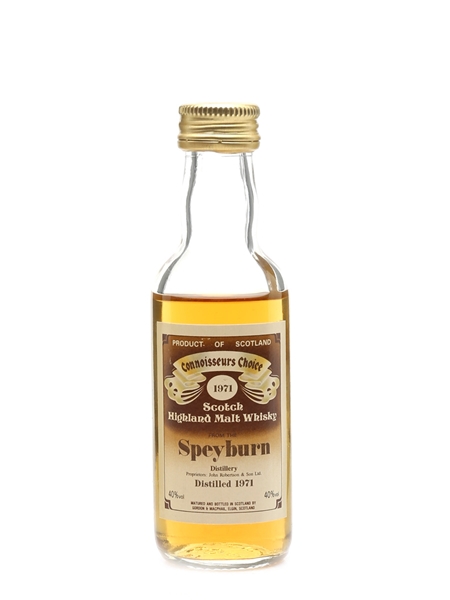 Speyburn 1971 Bottled 1980s - Connoisseurs Choice 5cl / 40%