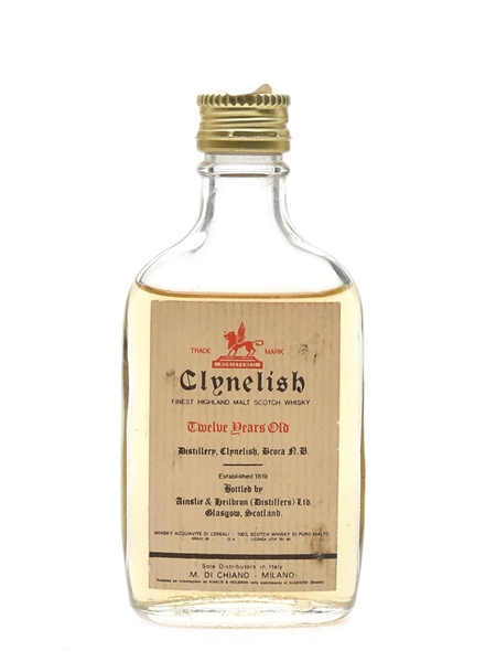 Clynelish 12 Year Old Bottled 1970s - M Di Chiano 4cl / 43%