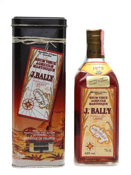 J Bally 1975 Rhum Vieux Martinique 70cl / 43%