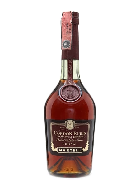 Martell Cordon Rubis Cognac Bottled 1980s - Wax & Vitale 70cl / 40%