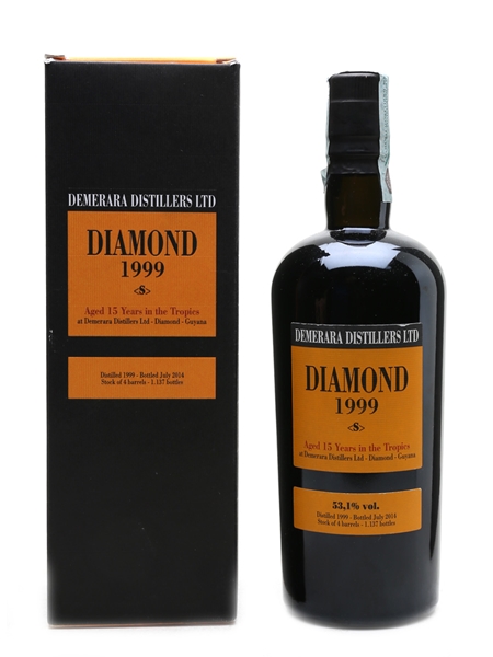 Diamond 1999 Demerara Rum 15 Year Old - Velier 70cl / 53.1%