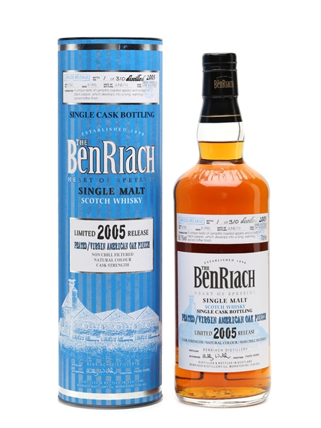 Benriach 2005 Peated Virgin Oak Bottle No.1 70cl  / 58.1%