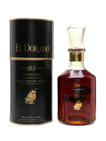 El Dorado 1986 25 Year Old 70cl / 43%