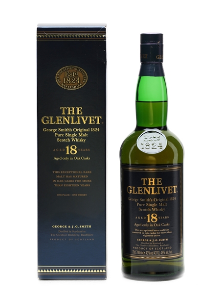 Glenlivet 18 Years Old Pure Single Malt 70cl