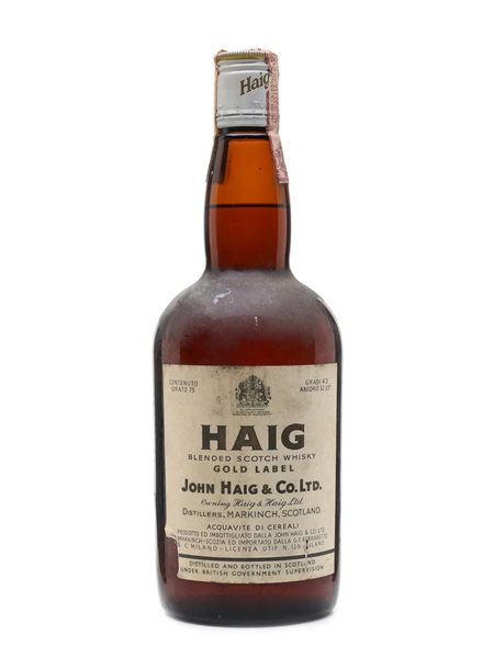 Haig's Gold Label Bottled 1970s - Ferraretto 75cl / 43%