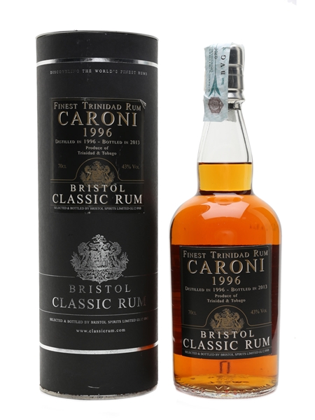 Caroni 1996 Bottled 2013 - Bristol Spirits 70cl / 43%