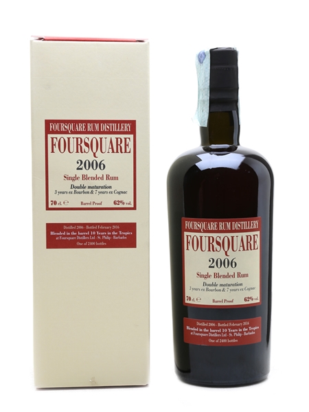 Foursquare 2006 Single Blended Rum 10 Year Old - Velier 70cl / 62%