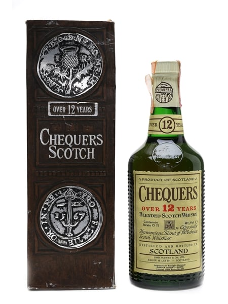 Chequers 12 Year Old Bottled 1980s - Numbered Bottled 75cl / 40%