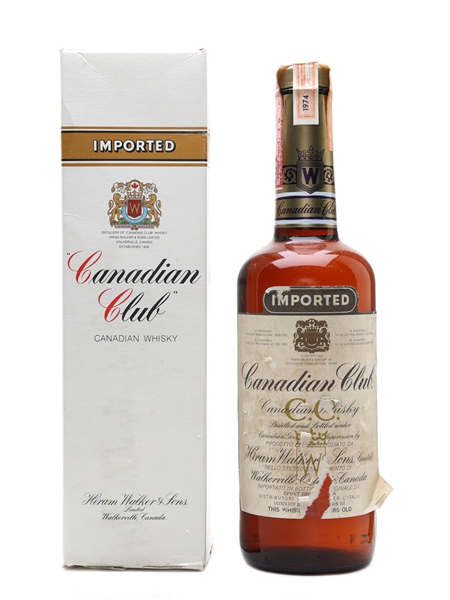 Canadian Club 1974 6 Year Old - Spirit 75cl / 40%