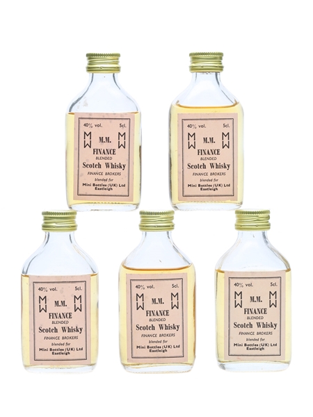 M.M. Finance Mini Bottles Ltd 5 x Miniatures