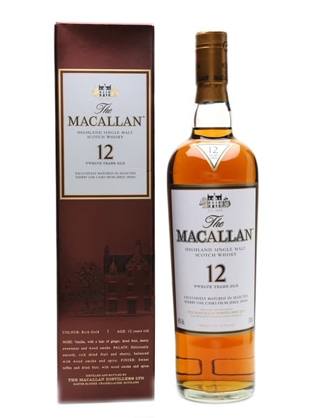 Macallan 12 Year Old Sherry Oak 70cl / 40%