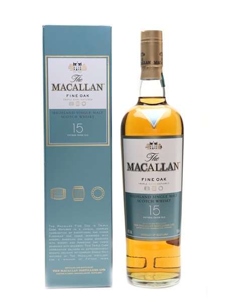 Macallan 15 Year Old Fine Oak Triple Matured 70cl / 43%