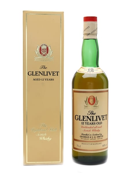 Glenlivet 12 Year Old Bottled 1980s 75cl / 40%