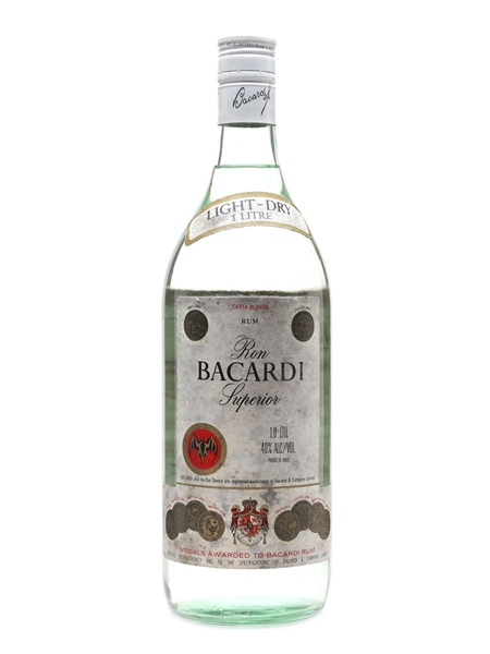 Bacardi Carta Blanca Bottled 1980s - Brazil 100cl / 40%