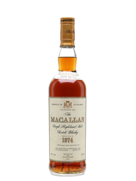 Macallan 1974 18 Year Old 70cl / 43%